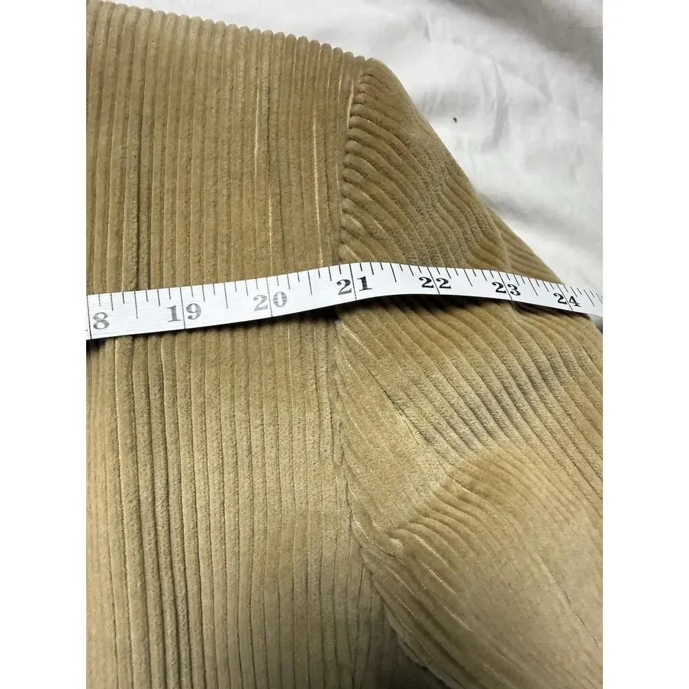 Lands End Brown Herringbone Sport Coat Mens 42R Tweed Wool Jacket Blazer